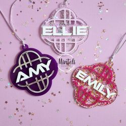 Custom Acrylic Kpop Huntrix Tag Personalized For halloween Basquet