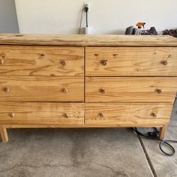 IKEA TARVA Solid Pine 6-Drawer Dresser 