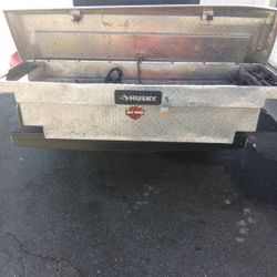 Diamond Plate Silver Husky Truck Tool Box 