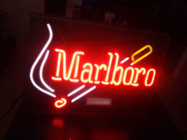 Neon Marlboro Light Up Sign