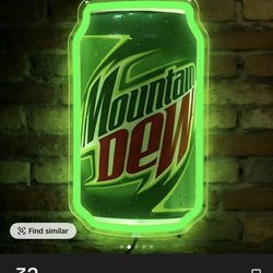 Mountain Dew Neon Sign