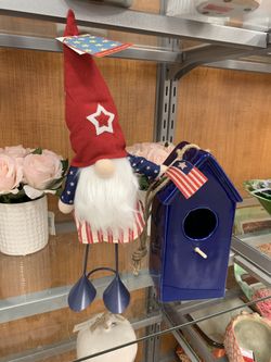 Fourth of July patriotic gnome 16”