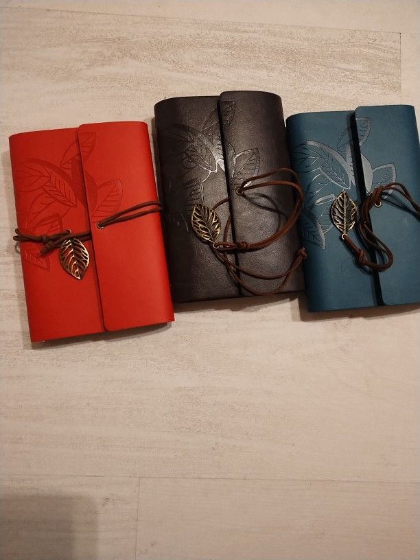 Diaries/Journals, Faux Leather, NEW