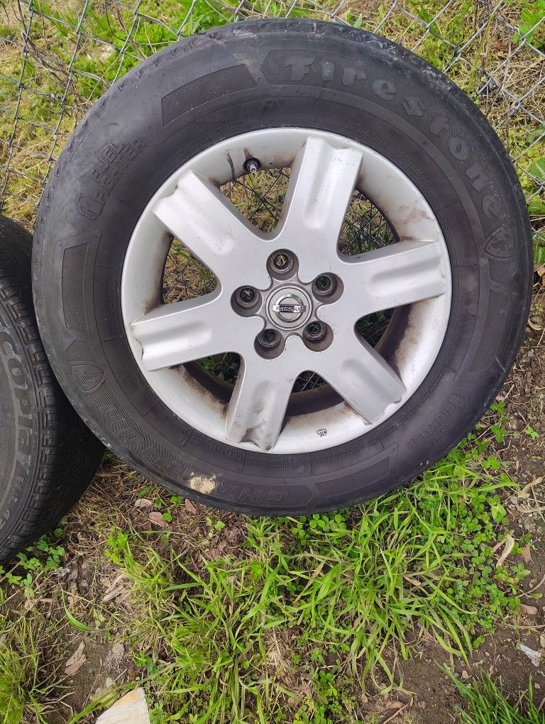 5 Lug Wheel And Tire Nissan Quest