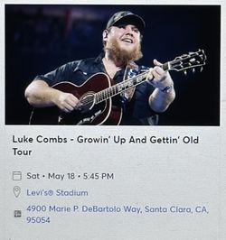 Luke Combs - Levi Stadium Santa Clara, CA