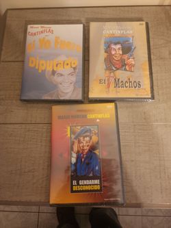 Lote de peliculas de Cantinflas