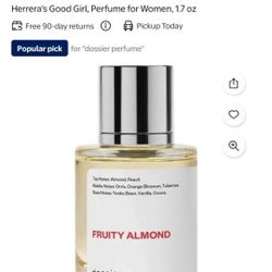 Dossier Fruity Almond Eau De Parfum, Inspired by Carolina Herrera's Good Girl, Perfume for Women, 1.