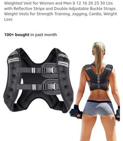 NEW WEIGHTED VEST FOR MEN OR WOMEN 12LBS