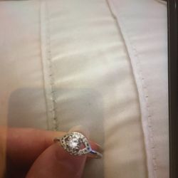 Real 925 Sterling Silver Wedding Ring Size 7