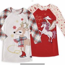 2-PC GIRLS NIGHTGOWN SET