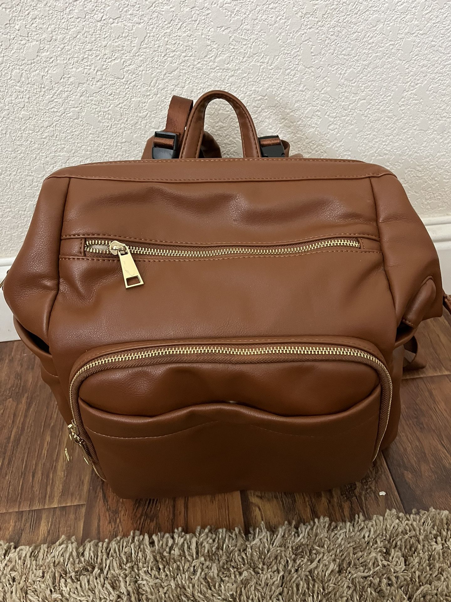 Leather Diaper Bag