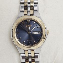 Citizen Eco-Drive Women’s Watch GN-4W-S-9  Silver/Gold Toned /Small Wrist 