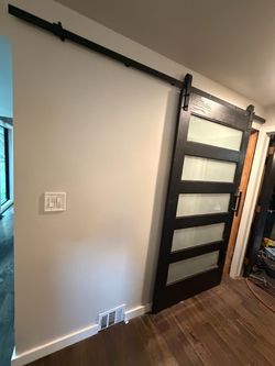 Oversized Sliding farm door
