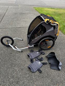 Burley Cub X 2 Seat Stroller/Bike Trailer