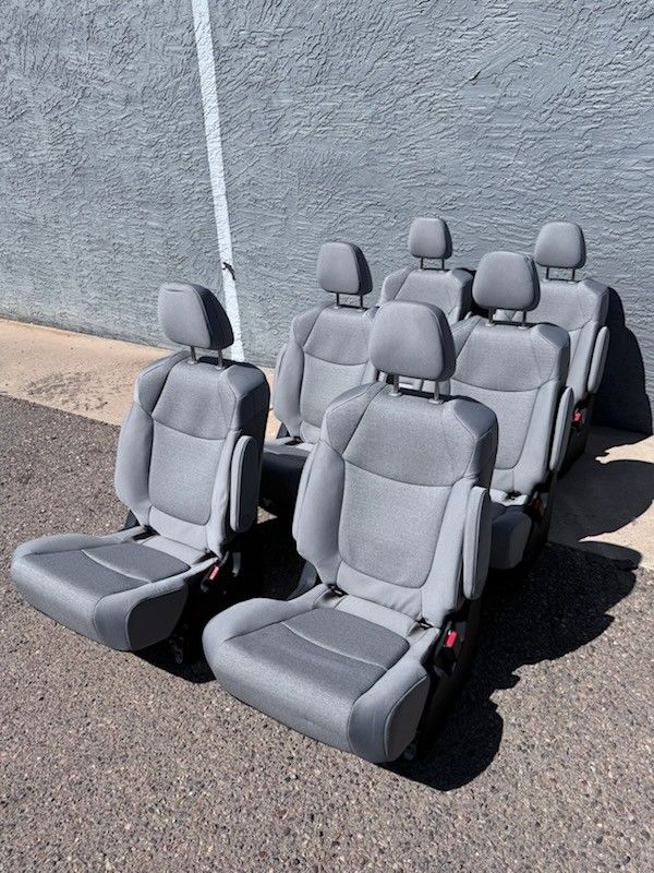 Lot 6 BRAND NEW BUCKET SEATS Gray Cloth