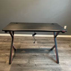 Gaming/Office Desk w/ Built In Outlets + USB