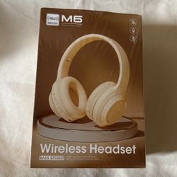 New M6 Wireless Headset 