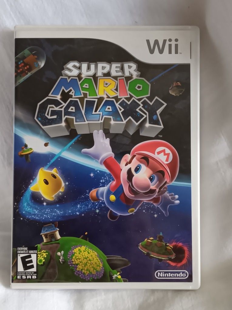 Nintendo Wii Super Mario Galaxy Tested Cib