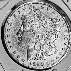 1892 S MORGAN SILVER DOLLAR 