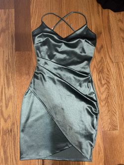 Windsor Green Dress | XS