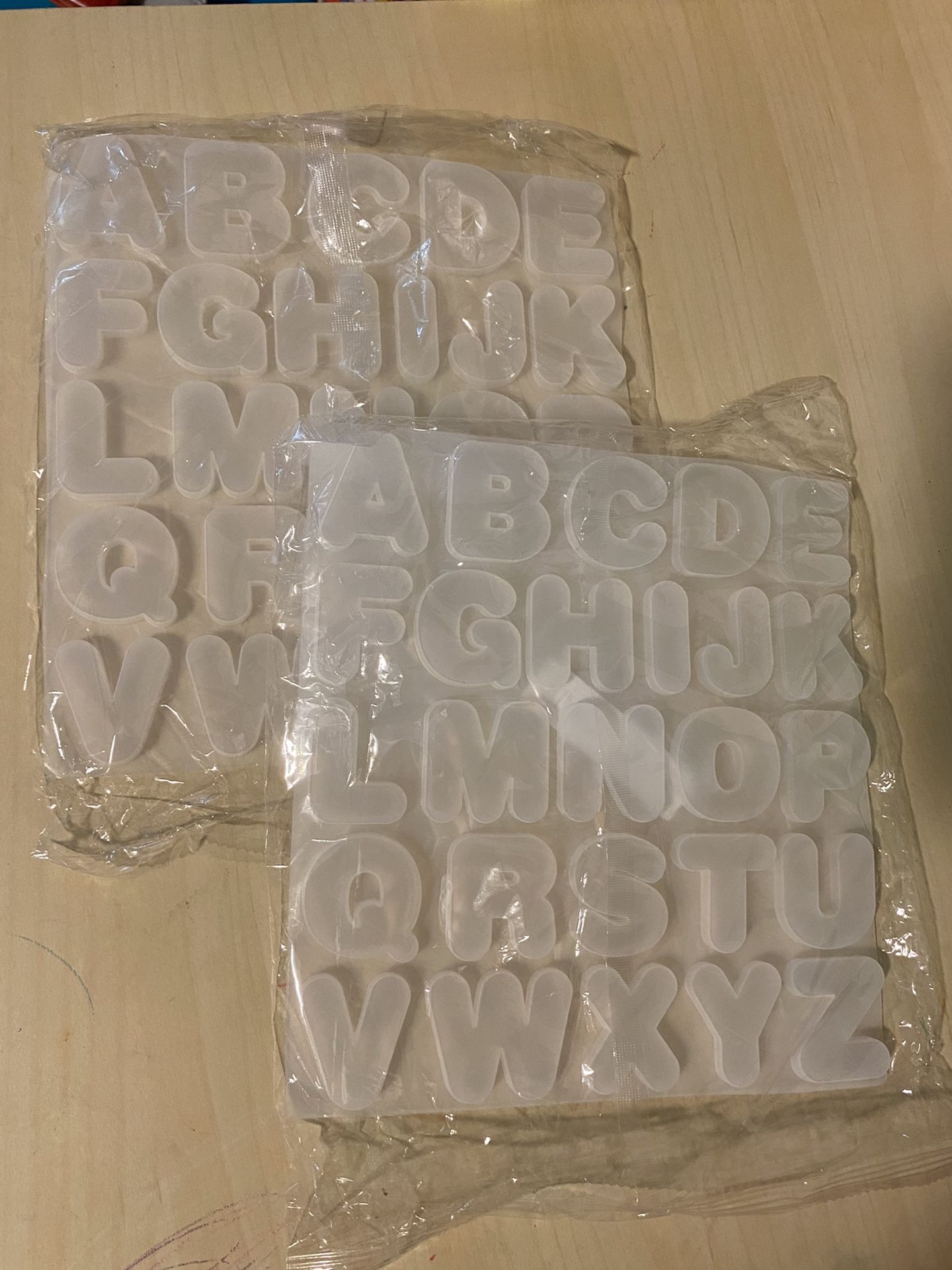Silicone Molds Alphabet Letters
