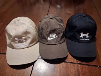 Nike and Under Armor hat bundle