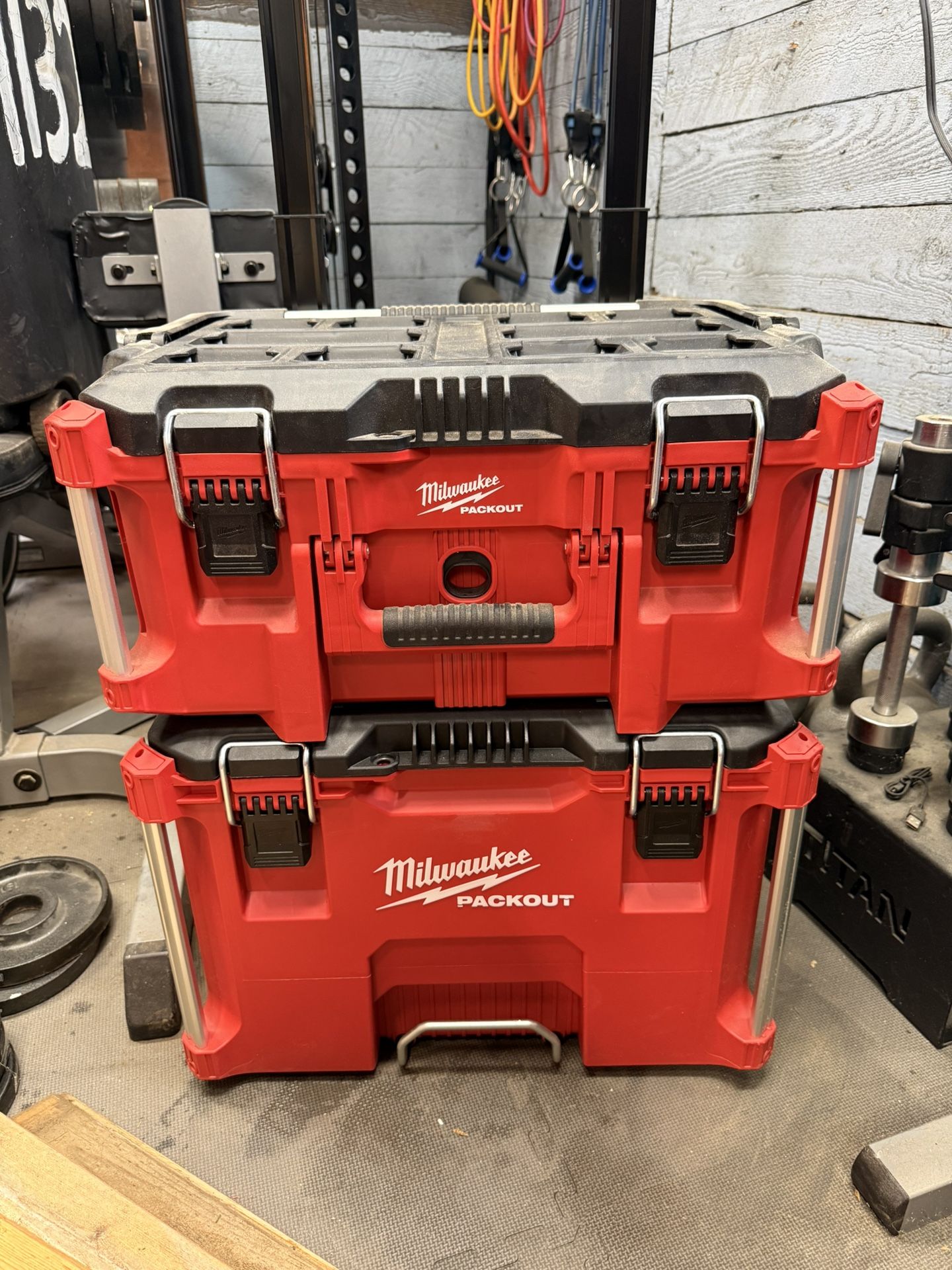 Milwaukee packout base + large box