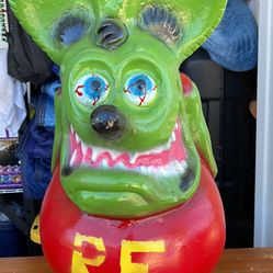 Rat Fink Statue Man Cave