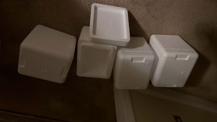 Styrofoam coolers