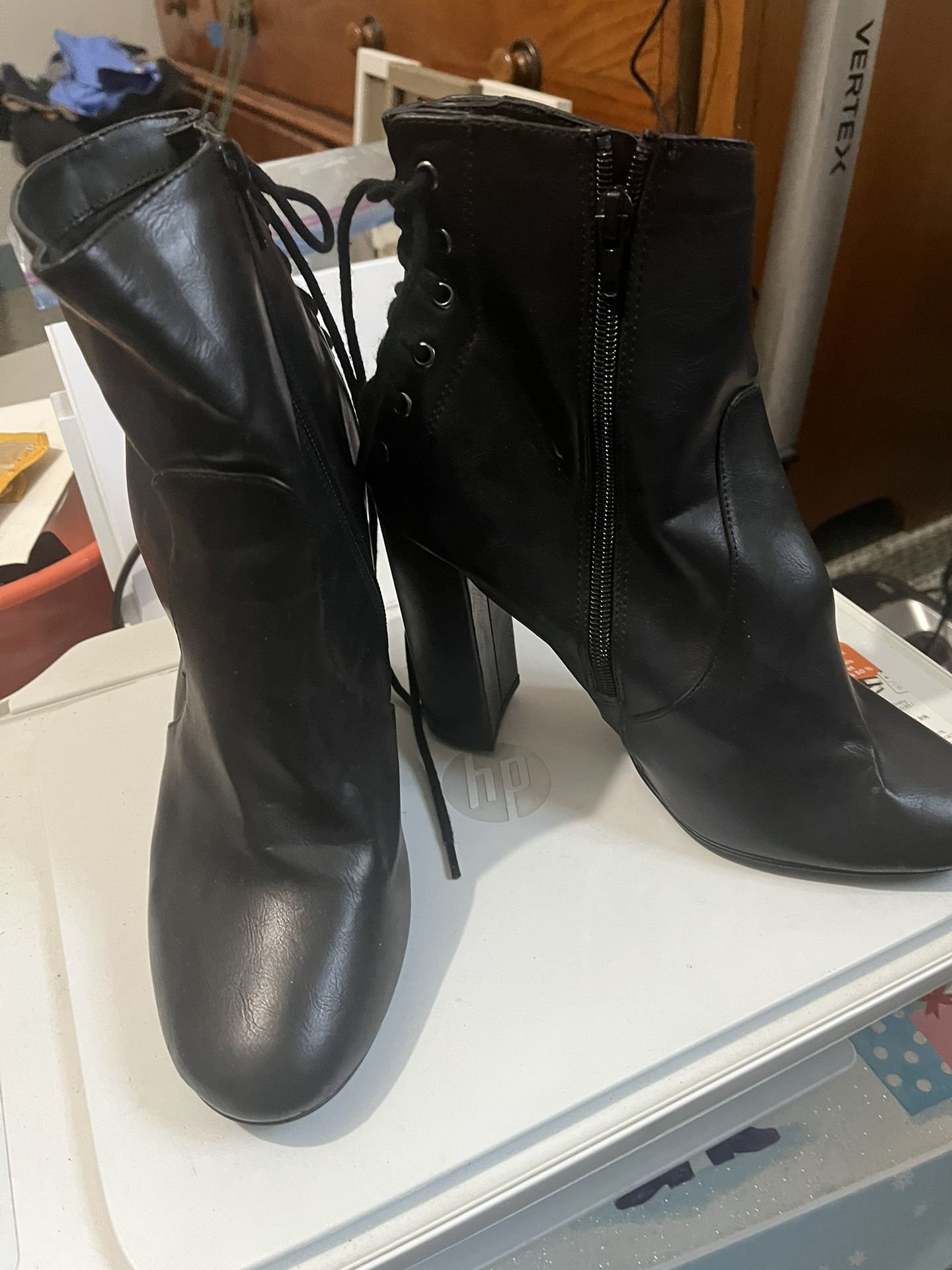 Women’s Black Ankle Boots  Sz. 9