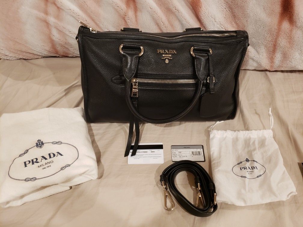 Prada vitello satchel