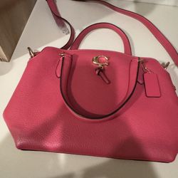 Coach Pink Remi Satchel
