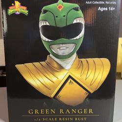 Mighty Morphin Power Rangers Green Ranger Bust 1/2 scale Limited Edition 715/1000 from Diamond Select Toys