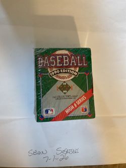 1990 Upper Deck MLB Baseball The Collector’s Club High # Series 1 Box Sealed