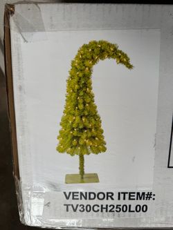Grinch Christmas Tree 3feet with lights