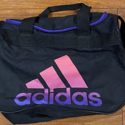 Vintage Adidas Tote Bag Black Pink Purple Logo