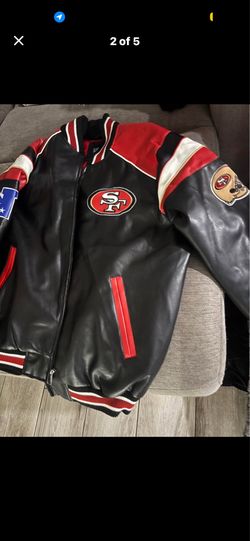 49ers leather jacket