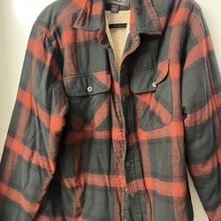 GRIZZLY MOUNTAIN SHERPA LINED FLANNEL XL