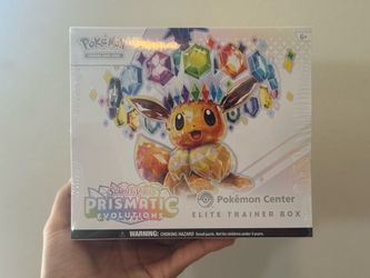 Prismatic Evolutions Pokemon Center Elite Trainer Box ETB