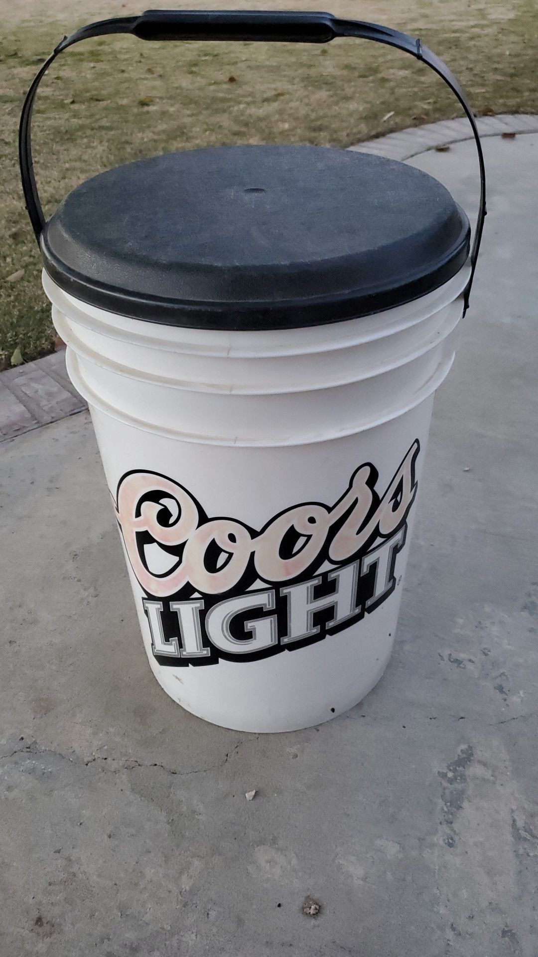 Coors Light bucket cooler