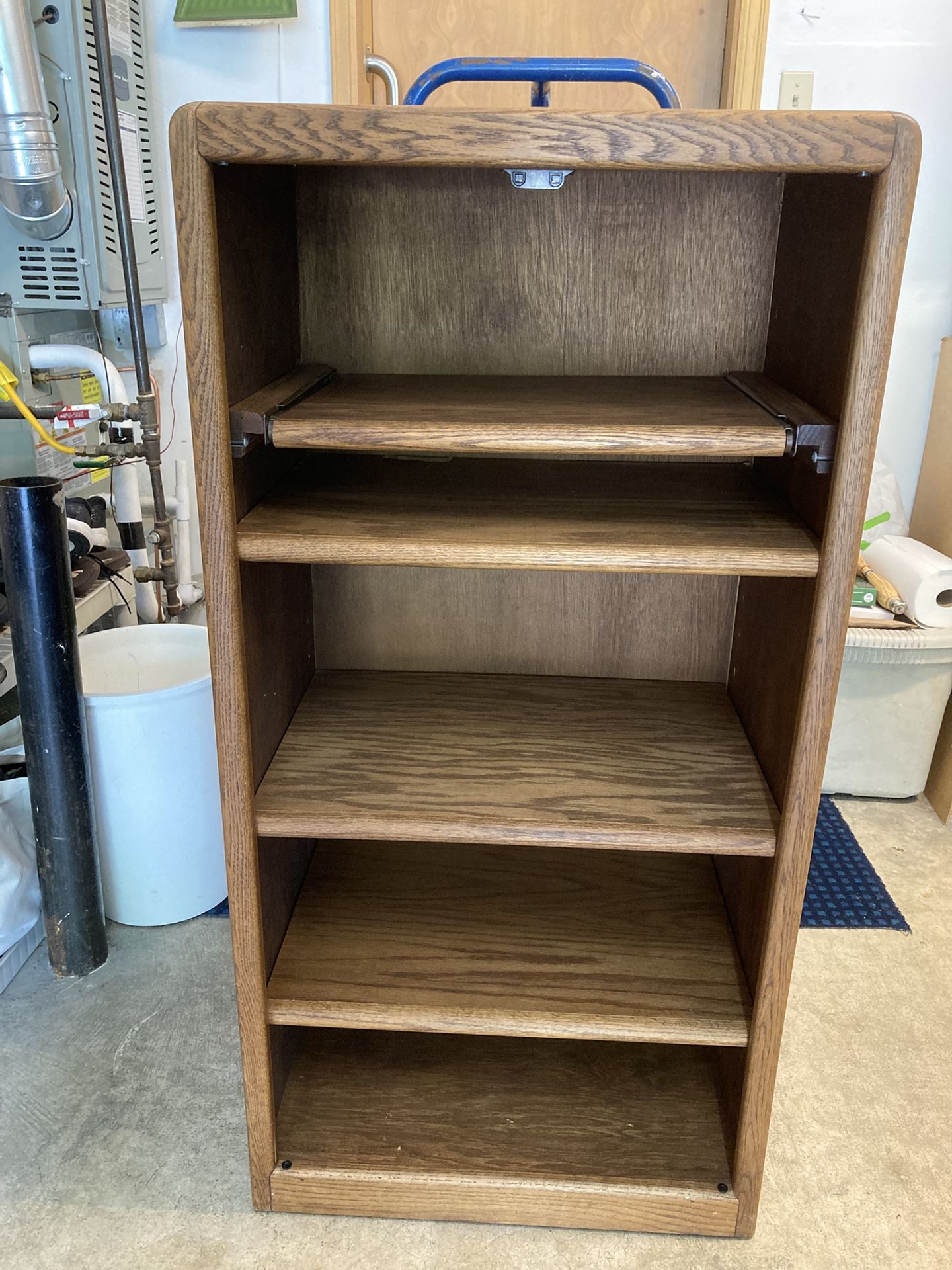 Solid wood stereo/record cabinet