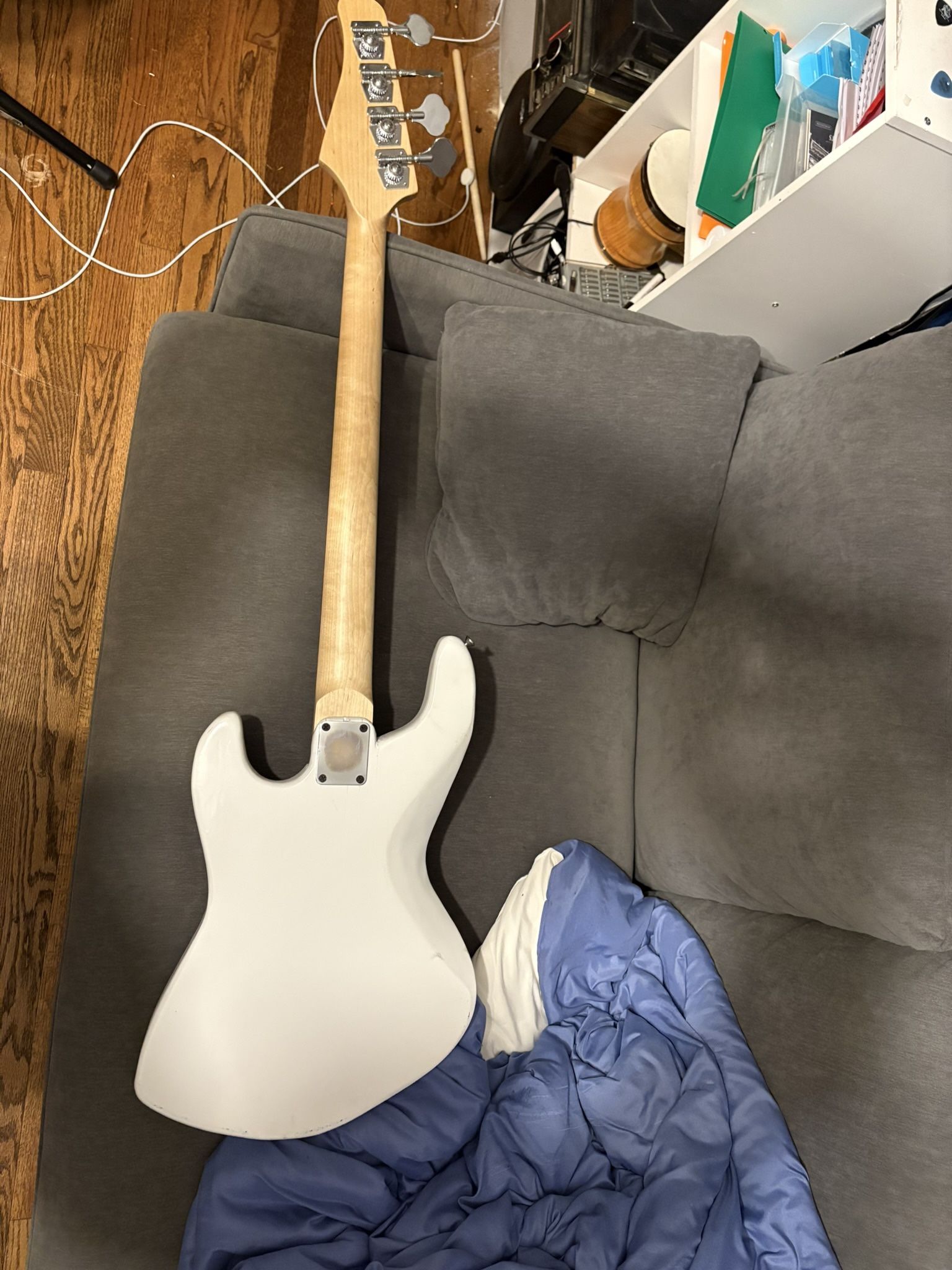 Handmade bass guitar