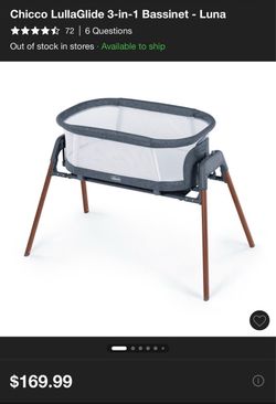 Chicco LullaGlide 3-in-1 Bassinet – Luna