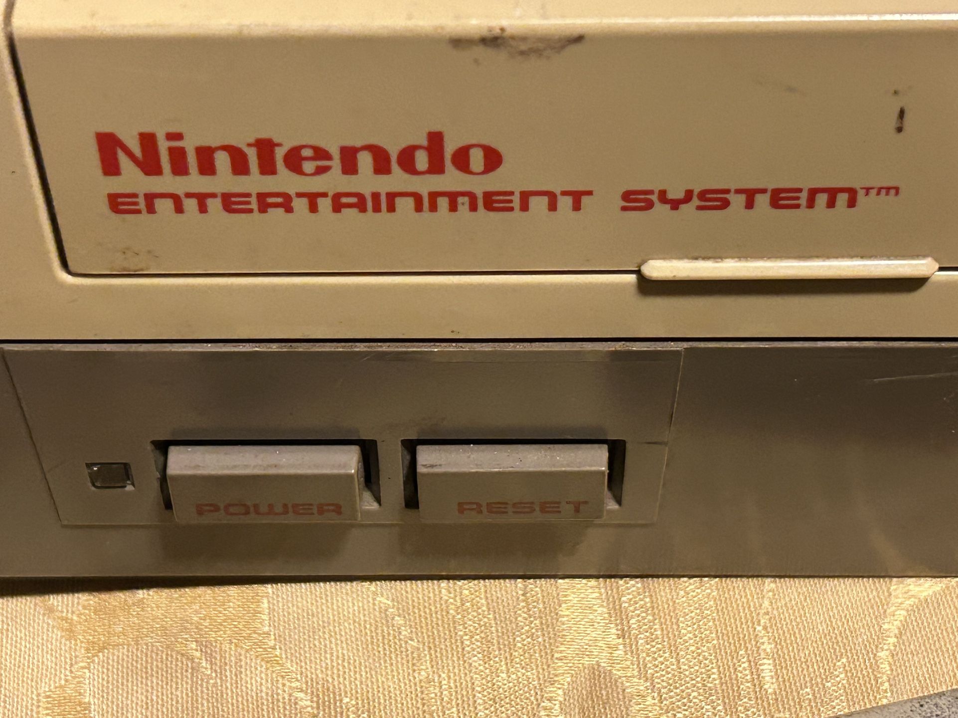 1985 Nintendo Game System With Game Great Working Condition Super Mario 3 Game