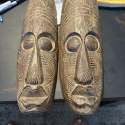 Vintage Tiki Masks