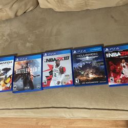 5 Ps4 Games