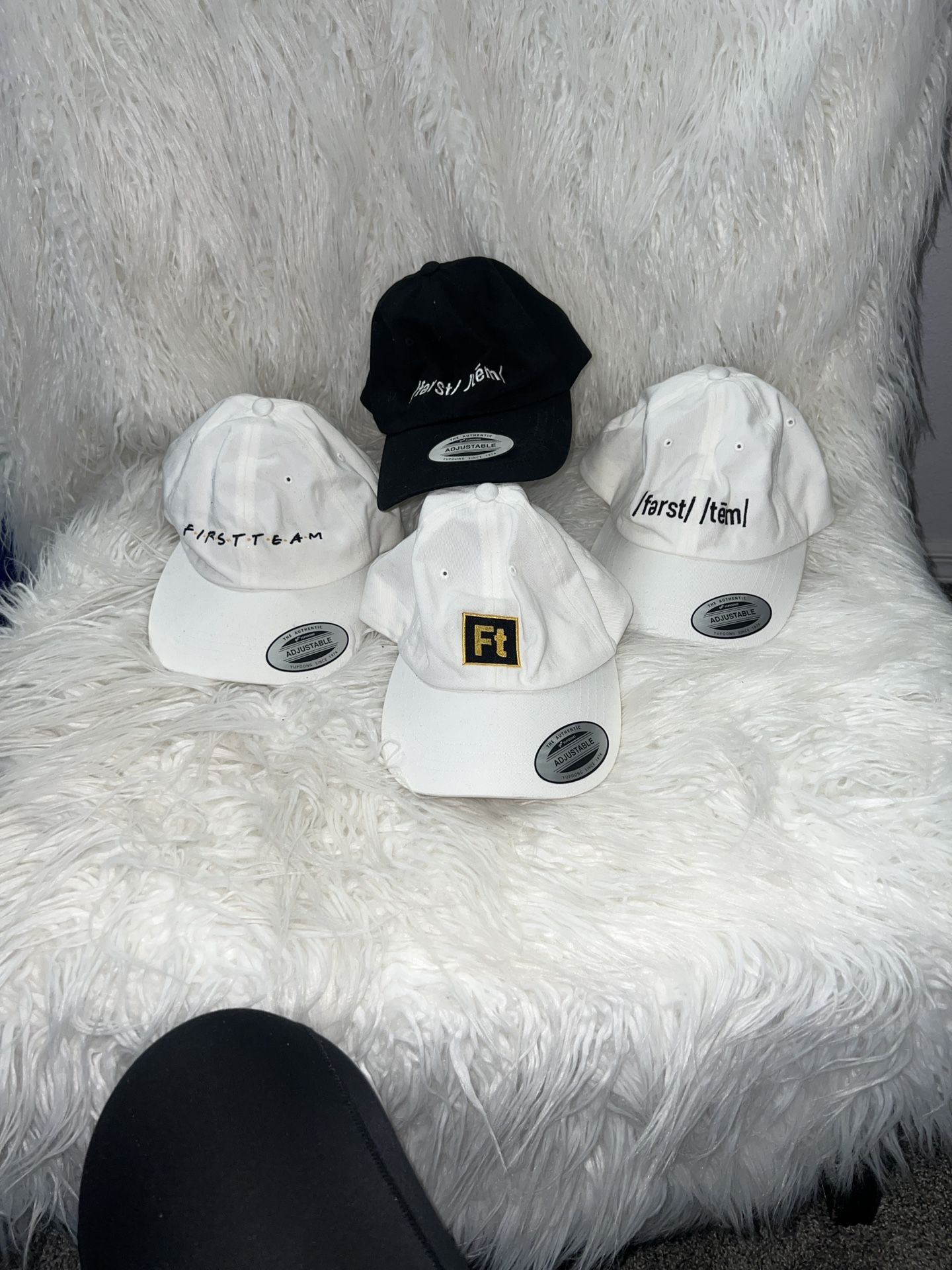New First Team Baseball Hat Bundle Of 4
