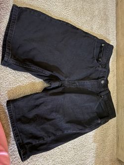 Mens Black Denim Levi’s Shorts Style 445 Size 32