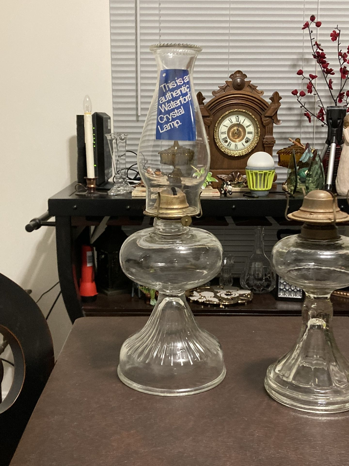 Vintage Glass Oil Lamps