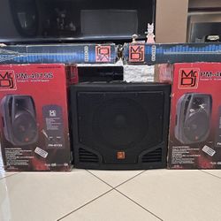 I’m asking 500 for the DJ speakers everything‘s in good condition